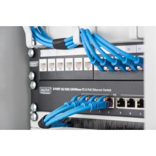 Кабельный организатор Digitus 10" 1U три кольца (DN-10ORG-1U)