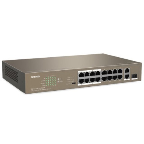 Коммутатор сетевой Tenda TEF1118P-16-150W