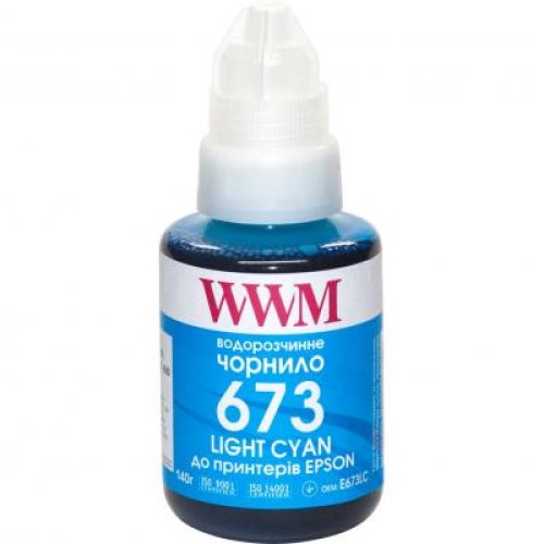 Чернила WWM Epson L800 140г Light Cyan (E673LC)