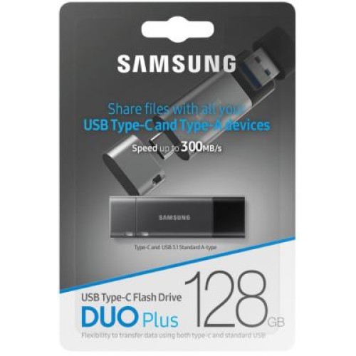 USB флеш накопитель Samsung 128GB Duo Plus USB 3.1/Type-C (MUF-128DB/APC)