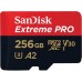 Карта памяти SanDisk 256GB microSDXC class 10 V30 UHS-I U3 Extreme Pro (SDSQXCZ-256G-GN6MA)