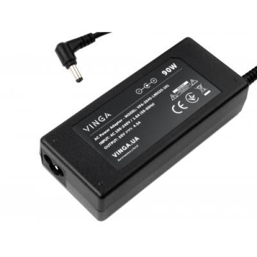 Блок питания к ноутбуку Vinga Lenovo 90W 20V 4.5A 5.5*2.5 (VPA-2045-LN5525-101)