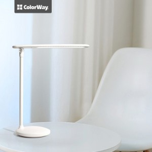 Настільна лампа ColorWay 4W with built-in battery 1800 mAh USB in/out 5V*1A, white (CW-DL02B-W)