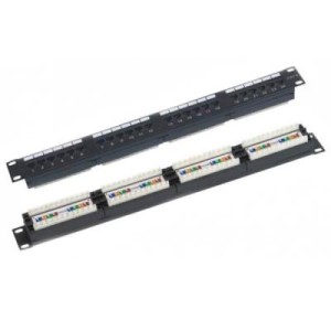 Патч-панель 19" 1U 24 порта 5e UTP kroneIDC Eserver (WT-2089A-CAT.5E)
