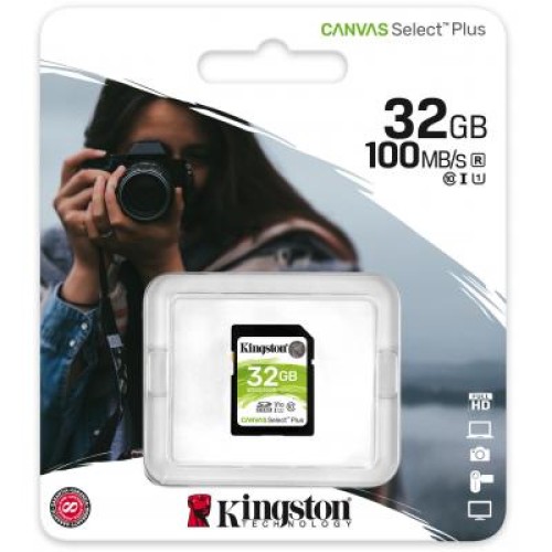 Карта памяти Kingston 32GB SDXC class 10 UHS-I U3 Canvas Select Plus (SDS2/32GB) Карта памяти Kingston 32GB SDXC class 10 UHS-I U3 Canvas Select Plus (SDS2/32GB)