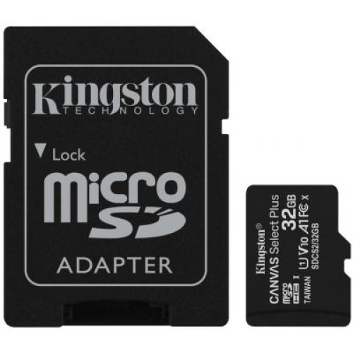Карта памяти Kingston 2x32GB microSD class 10 U1 V10 A1 Canvas Select Plus (SDCS2/32GB-2P1A) Карта памяти Kingston 2x32GB microSD class 10 U1 V10 A1 Canvas Select Plus (SDCS2/32GB-2P1A)