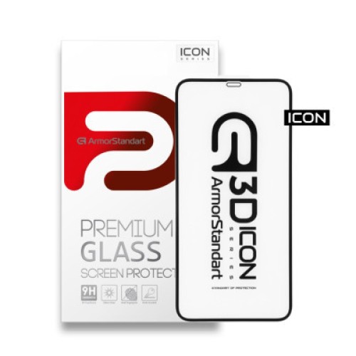Стекло защитное Armorstandart Icon 3D для Apple iPhone 11 Pro Max Black (ARM55717-GI3D-BK)