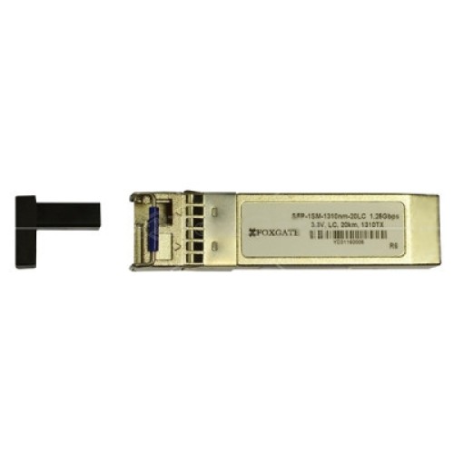 Модуль SFP FoxGate WDM, 1.0 G, 20 км, SC SM, TX1550 нм, DDM (SFPd-1SM-1550nm-20SC)