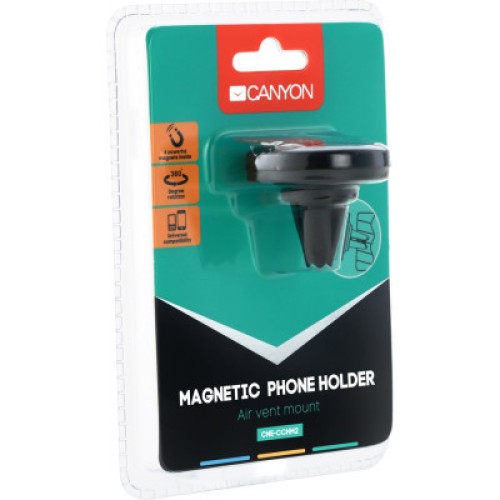 Универсальный автодержатель Canyon Car air vent magnetic phone holder (CNE-CCHM2)