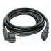Кабель питания Kingda С13 - CEE 7/7, сечение проводов 3x1.0, 3м (PC6065-3m)