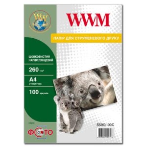 Фотобумага WWM A4 (SS260.100/C)
