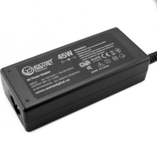Блок питания к ноутбуку Extradigital Lenovo 20V, 2.25A, 45W (4.0x1.7) (PSL3864)