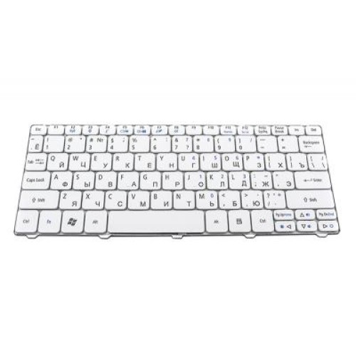 Клавиатура ноутбука Acer Aspire One 521/eMachines 350 белый, без фрейма (KB312641)