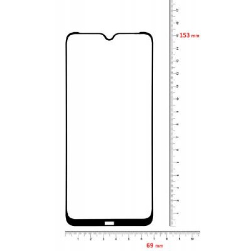 Стекло защитное BeCover Xiaomi Redmi Note 8T Black (704525)