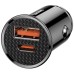 Зарядное устройство Baseus Circular Plastic USB, Type-C PD3.0, QC4.0, black (CCALL-YS01)