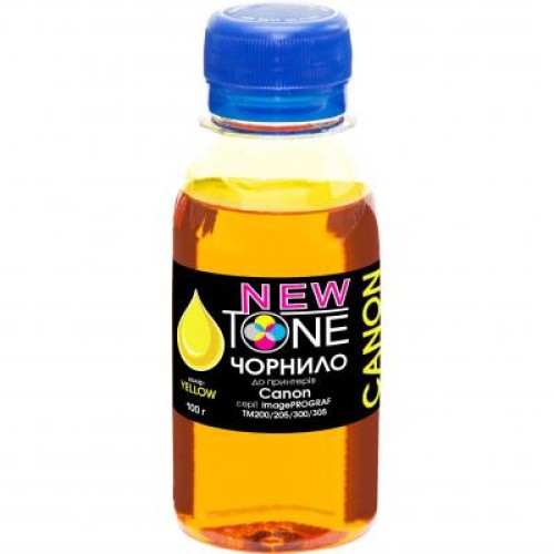 Чернила NewTone Canon iPF TM-200/305 100г Yellow Pigm. (NT.PFI120Y-2)