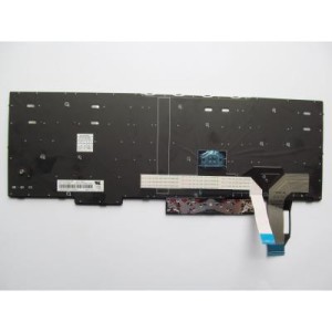 Клавиатура ноутбука Lenovo ThinkPad E580/L580/T590 черная с черной,трек (A46072)