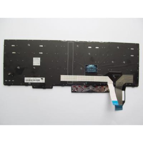 Клавиатура ноутбука Lenovo ThinkPad E580/L580/T590 черная с черной,трек (A46072)