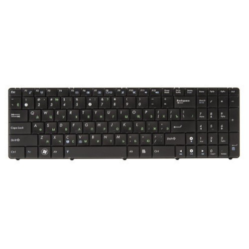 Клавиатура ноутбука PowerPlant ASUS K50,K60,F52 черный,черный (old design) (KB311705)