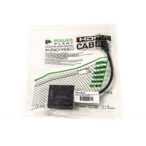 Переходник HDMI to VGA 0.15m PowerPlant (CA910885)