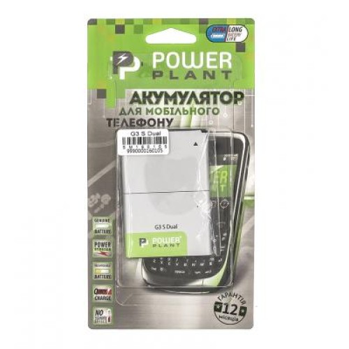 Аккумуляторная батарея PowerPlant LG G3 S Dual 3500mAh (SM160105)