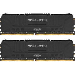 Модуль памяти для компьютера DDR4 16GB (2x8GB) 3200 MHz Ballistix Black Micron (BL2K8G32C16U4B)