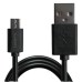 Зарядное устройство Florence 1USB 1A + microUSB cable black (FL-1000-KM) (FL-1000-KM)