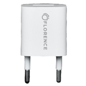 Зарядное устройство Florence 1USB 1A + microUSB cable white (FL-1000-WM)