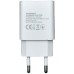 Зарядное устройство Florence 1USB 2A + Lightning cable white (FL-1020-WL)