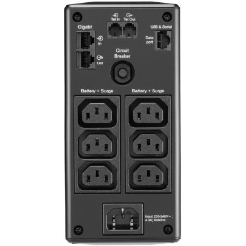 Источник бесперебойного питания APC Back-UPS Pro BR 650VA, LCD (BR650MI)