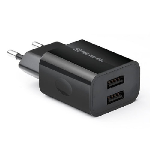 Зарядное устройство REAL-EL CH-210 black (EL123160014)