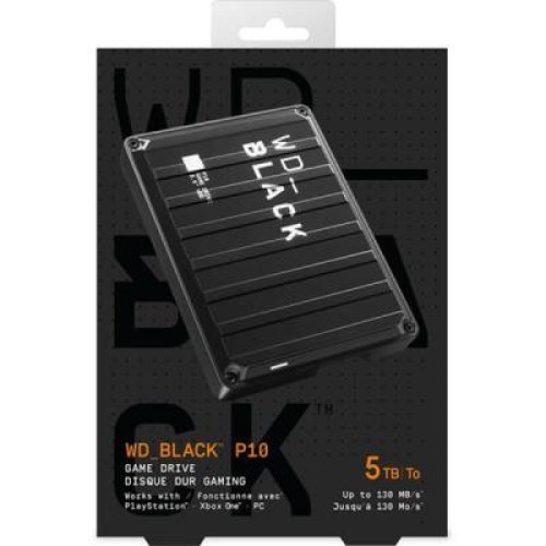 Внешний жесткий диск 2.5" 5TB Black P10 WD (WDBA3A0050BBK-WESN)