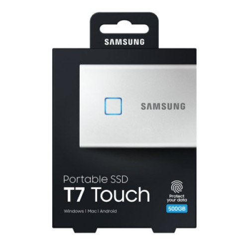 Накопитель SSD USB 3.2 500GB T7 Touch Samsung (MU-PC500S/WW)
