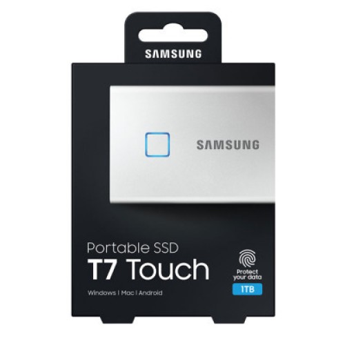 Накопитель SSD USB 3.2 1TB T7 Touch Samsung (MU-PC1T0S/WW)