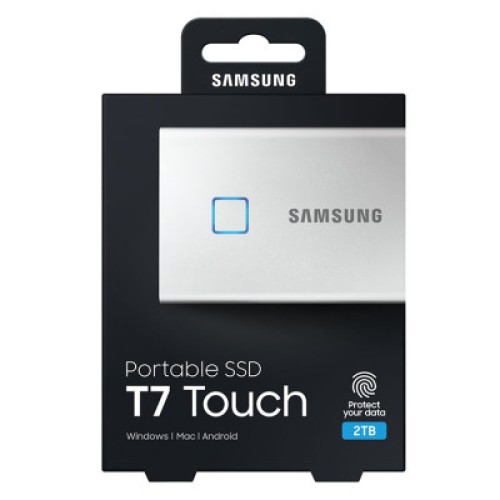 Накопитель SSD USB 3.2 2TB T7 Touch Samsung (MU-PC2T0S/WW)