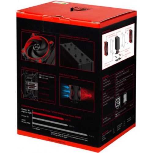 Кулер для процессора Arctic Freezer 34 eSports DUO Red (ACFRE00060A)
