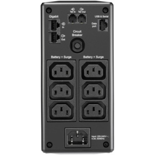 Источник бесперебойного питания APC Back-UPS Pro BR 900VA, LCD (BR900MI)