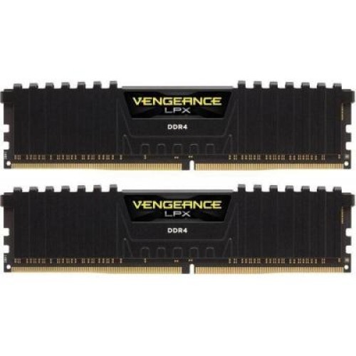 Модуль памяти для компьютера DDR4 16GB (2x8GB) 3200 MHz Vengeance LPX Black Corsair (CMK16GX4M2Z3200C16)