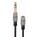 Переходник 6.35мм M / F 3.5 мм Cablexpert (A-63M35F-0.2M)