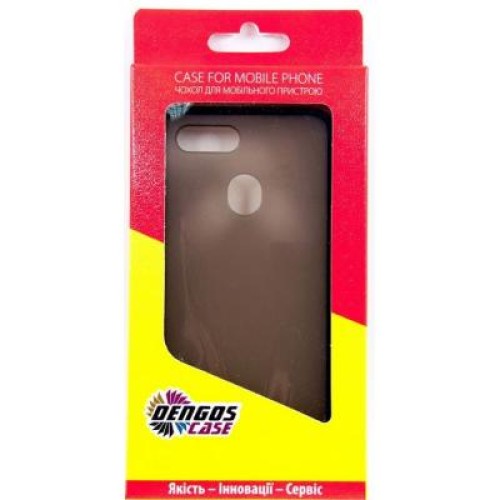 Чехол для мобильного телефона Dengos Oppo A5s (black) (DG-TPU-MATT-36)
