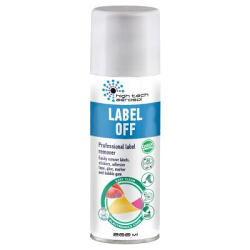 Спрей для очистки High Tech Aerosol HTA LABEL OFF 200 ml (06031)
