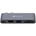 Порт-репликатор Canyon Docking Station with 5 ports, Thunderbolt 3, Input 100-240V (CNS-TDS05DG)