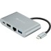 Порт-репликатор Canyon Docking Station with 5 ports, Type C, Input 100-240V (CNS-TDS04DG)