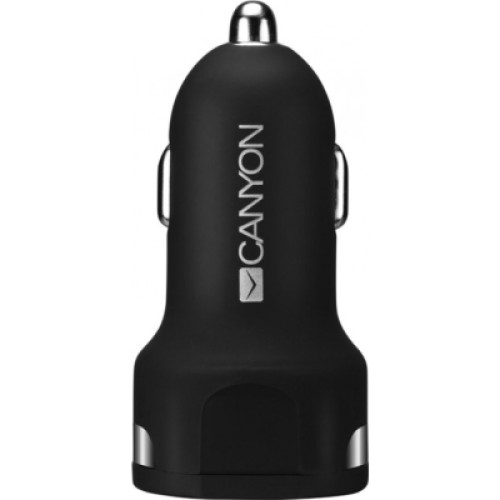 Зарядное устройство Canyon Universal 2xUSB car adapter (CNE-CCA04B)