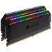 Модуль памяти для компьютера DDR4 16GB (2x8GB) 3200 MHz Dominator Platinum RGB Black Corsair (CMT16GX4M2Z3200C16)