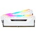 Модуль памяти для компьютера DDR4 16GB (2x8GB) 3200 MHz Vengeance RGB Pro White Corsair (CMW16GX4M2C3200C16W)