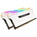 Модуль памяти для компьютера DDR4 16GB (2x8GB) 3200 MHz Vengeance RGB Pro White Corsair (CMW16GX4M2C3200C16W)