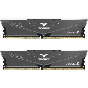 Модуль пам'яті для комп'ютера DDR4 16GB (2x8GB) 3200 MHz T-Force Vulcan Z Gray Team (TLZGD416G3200HC16CDC01)