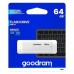 USB флеш накопитель Goodram 64GB UME2 White USB 2.0 (UME2-0640W0R11)