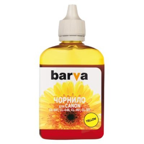 Чернила Barva CANON CL-441/CL-461 100мл YELLOW (C461-730)